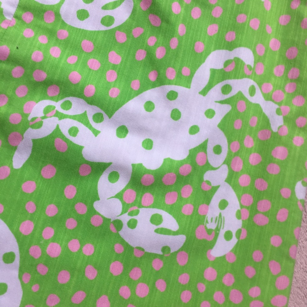 Lilly Pulitzer Not So Crabby Mini Skirt, Size 12 - Picture 4 of 8